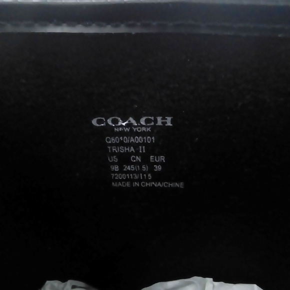 NIB Coach Tasha II Rainboot Sz. 9B - Picture 6 of 8